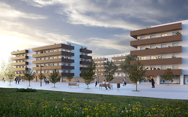 Dos edificios de viviendas en Valencia